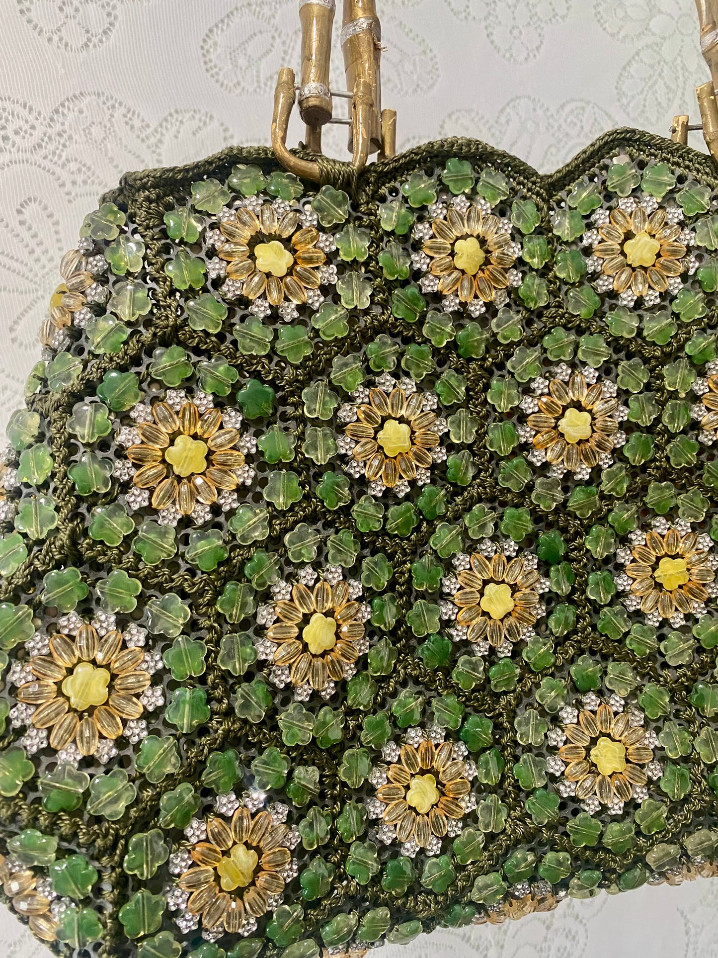 Vintage Meghan beaded tote