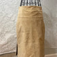 Westbury Leather maxi skirt