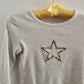Aero studded star baby tee