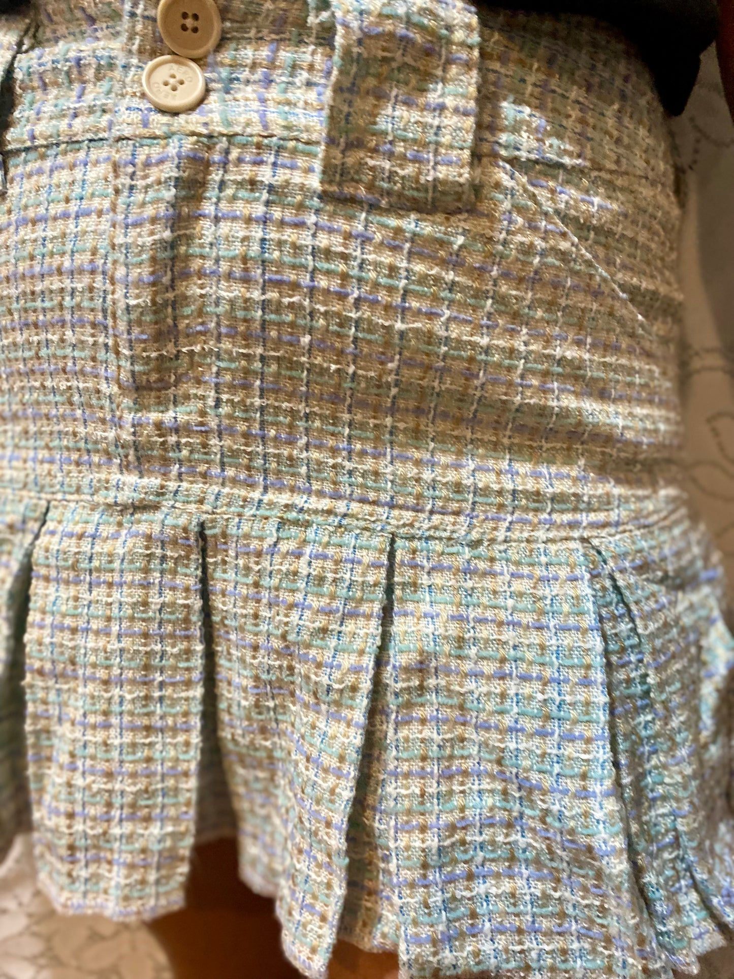 Vintage Aeropostale plaid mini skirt