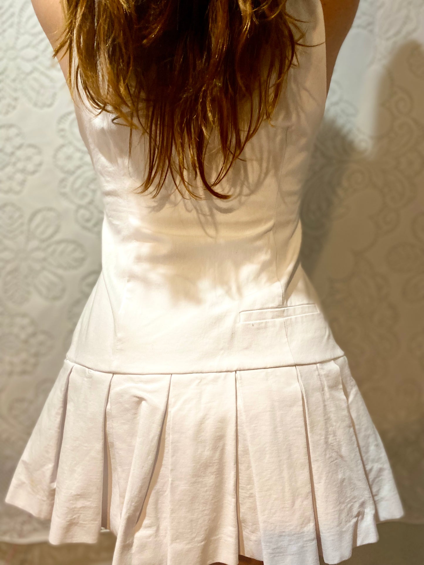 White Zara tennis dress