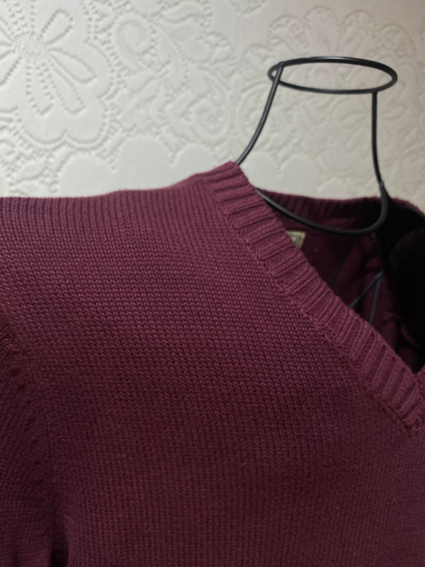 LL Bean Plum sweater