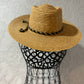 Roped straw hat