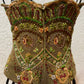 Vintage beaded strapless top