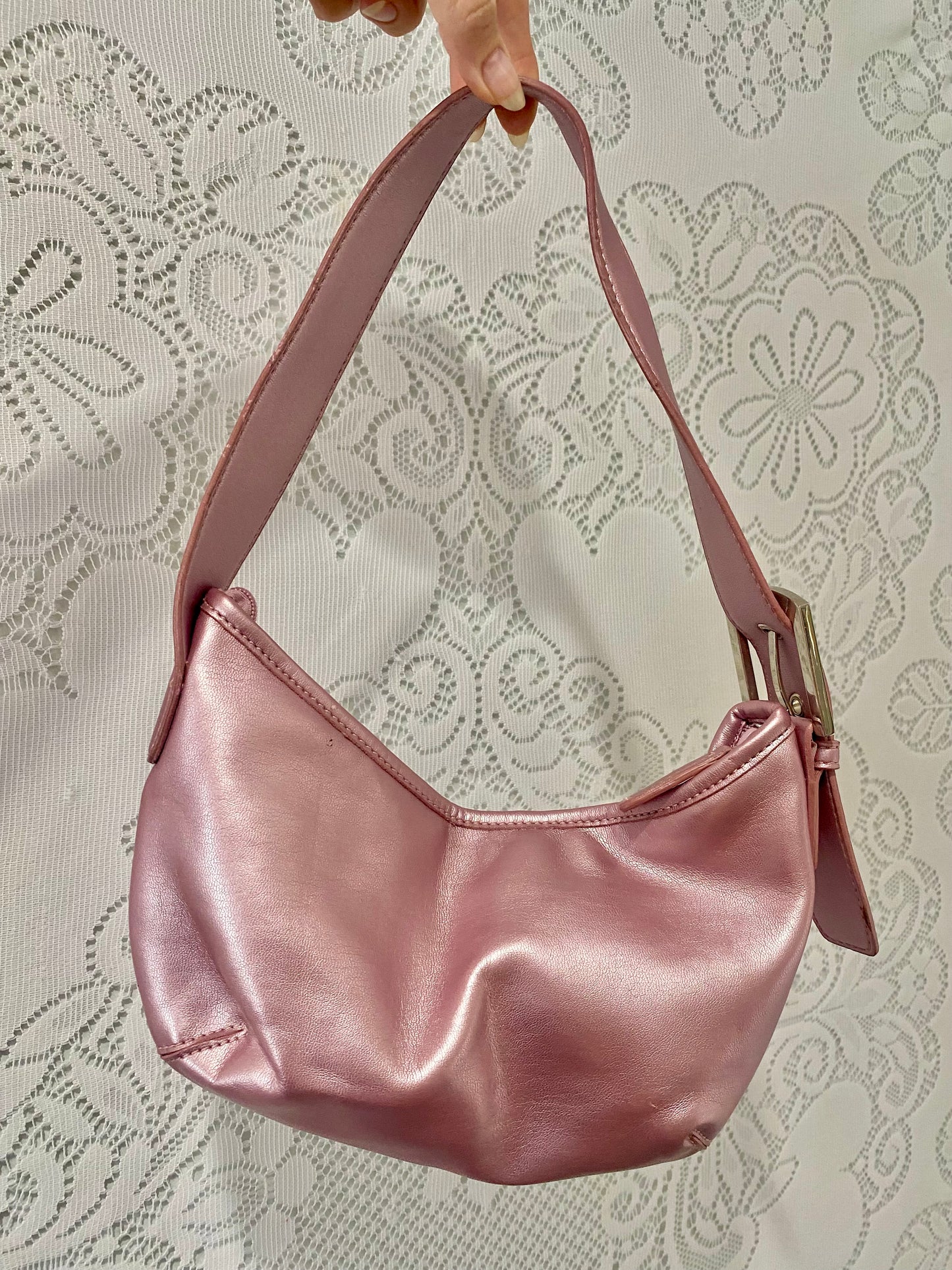 Y2K Nine West Pink Metallic purse