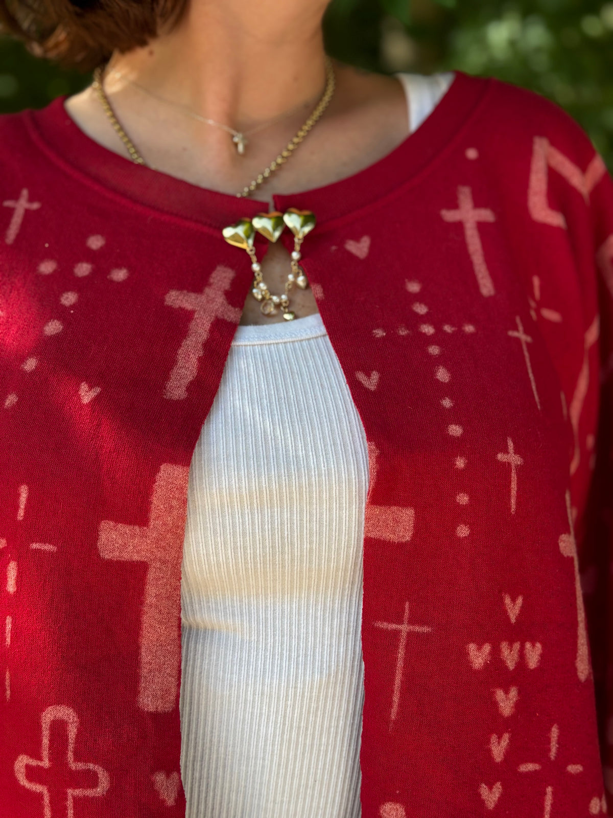 Cherry Corinthians throw on!