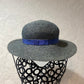 Blue straw hat