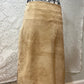 Westbury Leather maxi skirt