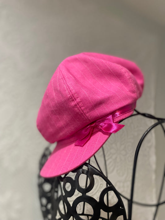 D&Y NY pink pinstripe hat